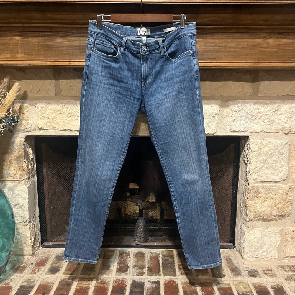 Frame Le Garçon Mid Rise Ankle Length Stretch Boyfriend Denim Jeans Size 29/8